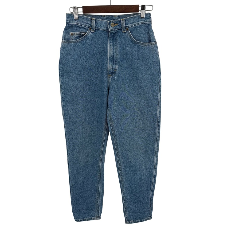 Vintage LL Bean Womens‎ W28 X L30 Jeans Blue Denim Vintage High Waisted Mom Wash